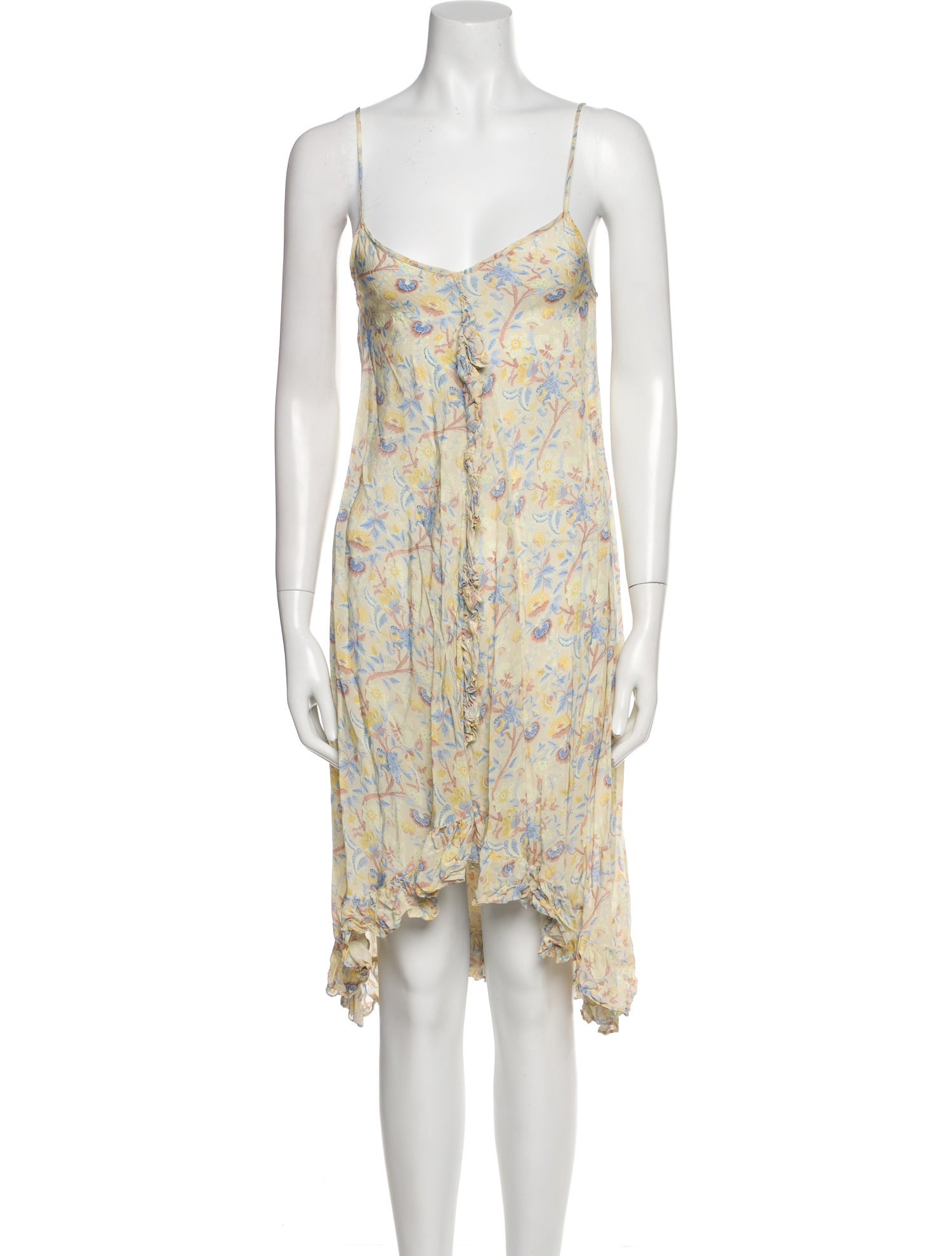 Mes Demoiselles Floral Print Knee-Length Dress