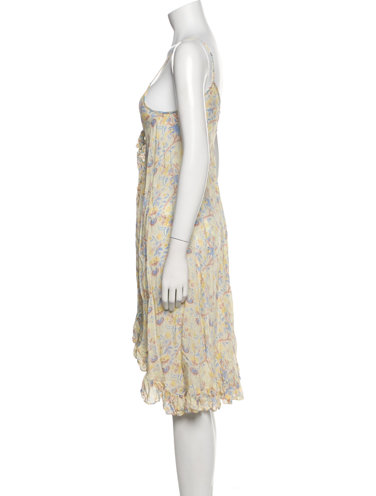 Mes Demoiselles Floral Print Knee-Length Dress