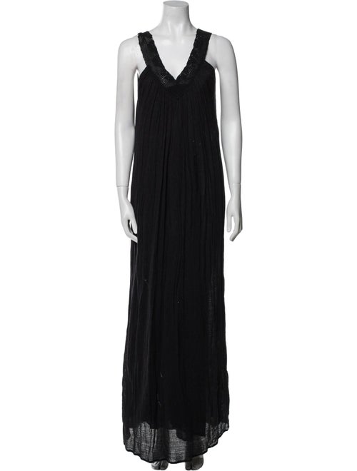 Mes Demoiselles V-Neck Long Dress