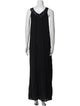 Mes Demoiselles V-Neck Long Dress