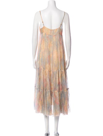 Mes Demoiselles Striped Long Dress