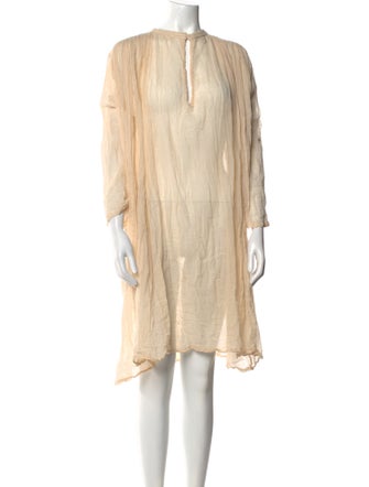 Mes Demoiselles Crew Neck Knee-Length Dress