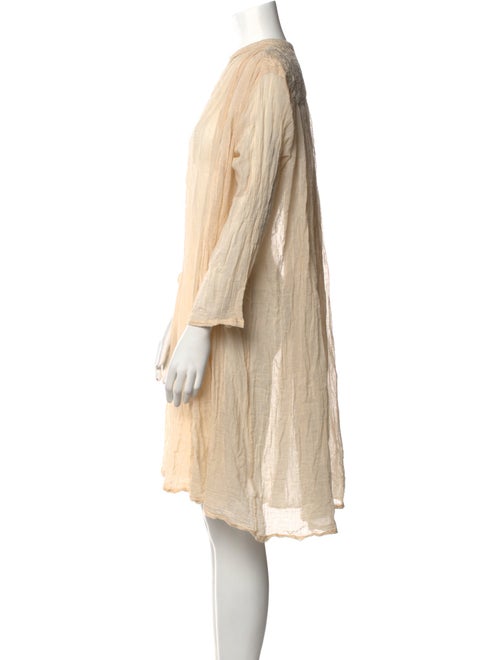 Mes Demoiselles Crew Neck Knee-Length Dress