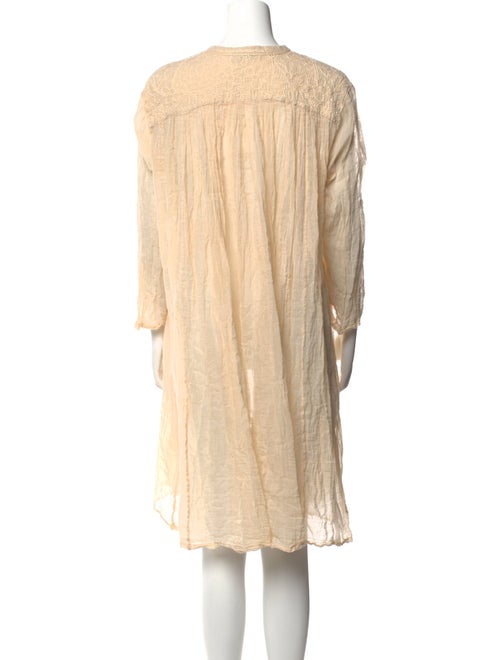 Mes Demoiselles Crew Neck Knee-Length Dress