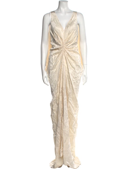 Mes Demoiselles V-Neck Long Dress