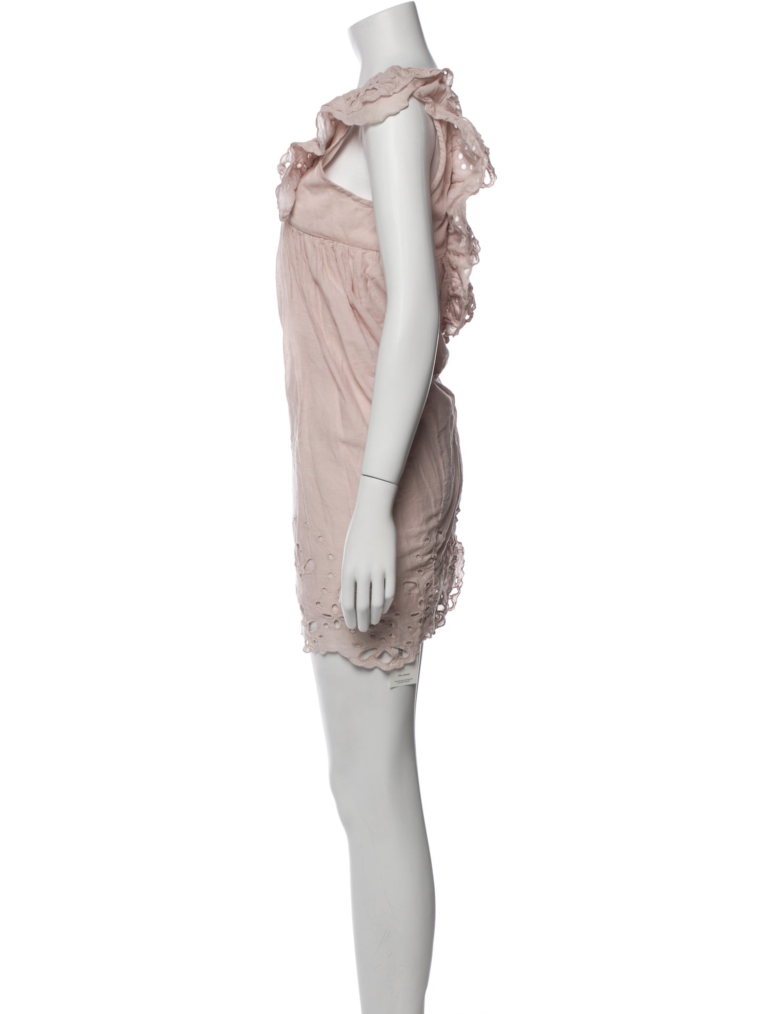 Mes Demoiselles Square Neckline Mini Dress