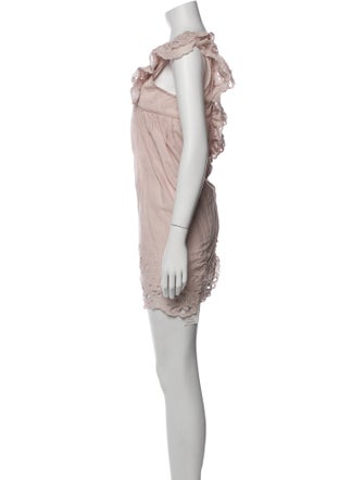 Mes Demoiselles Square Neckline Mini Dress