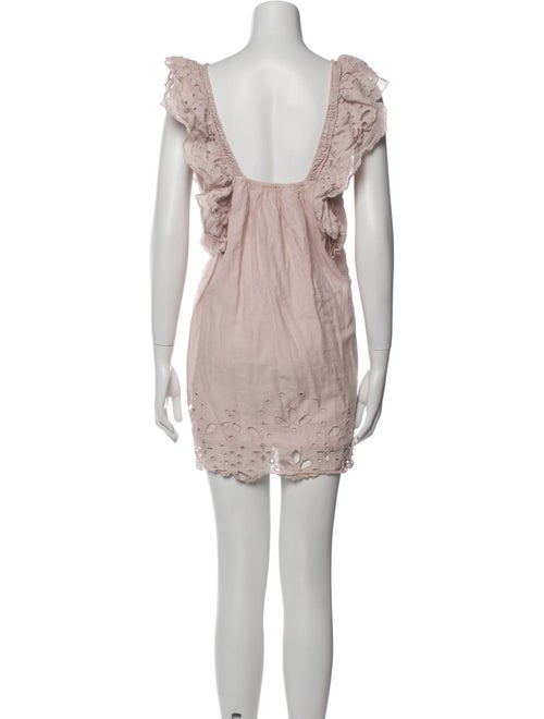 Mes Demoiselles Square Neckline Mini Dress