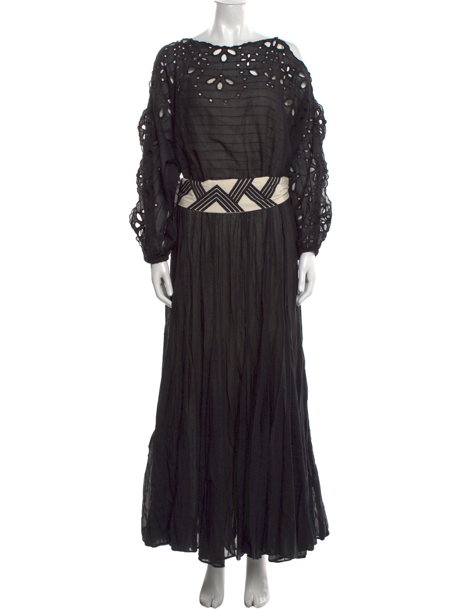 Mes Demoiselles Bateau Neckline Long Dress w/ Tags