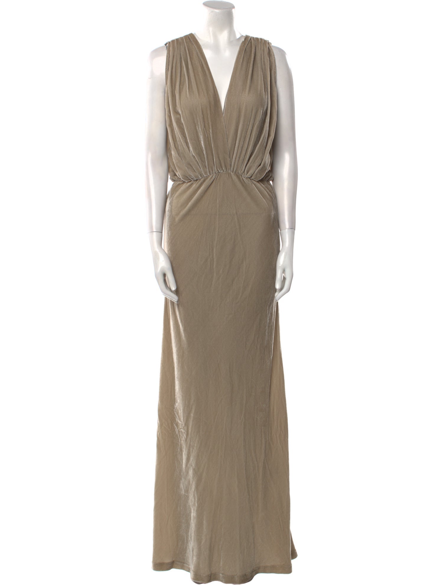 Mes Demoiselles V-Neck Long Dress