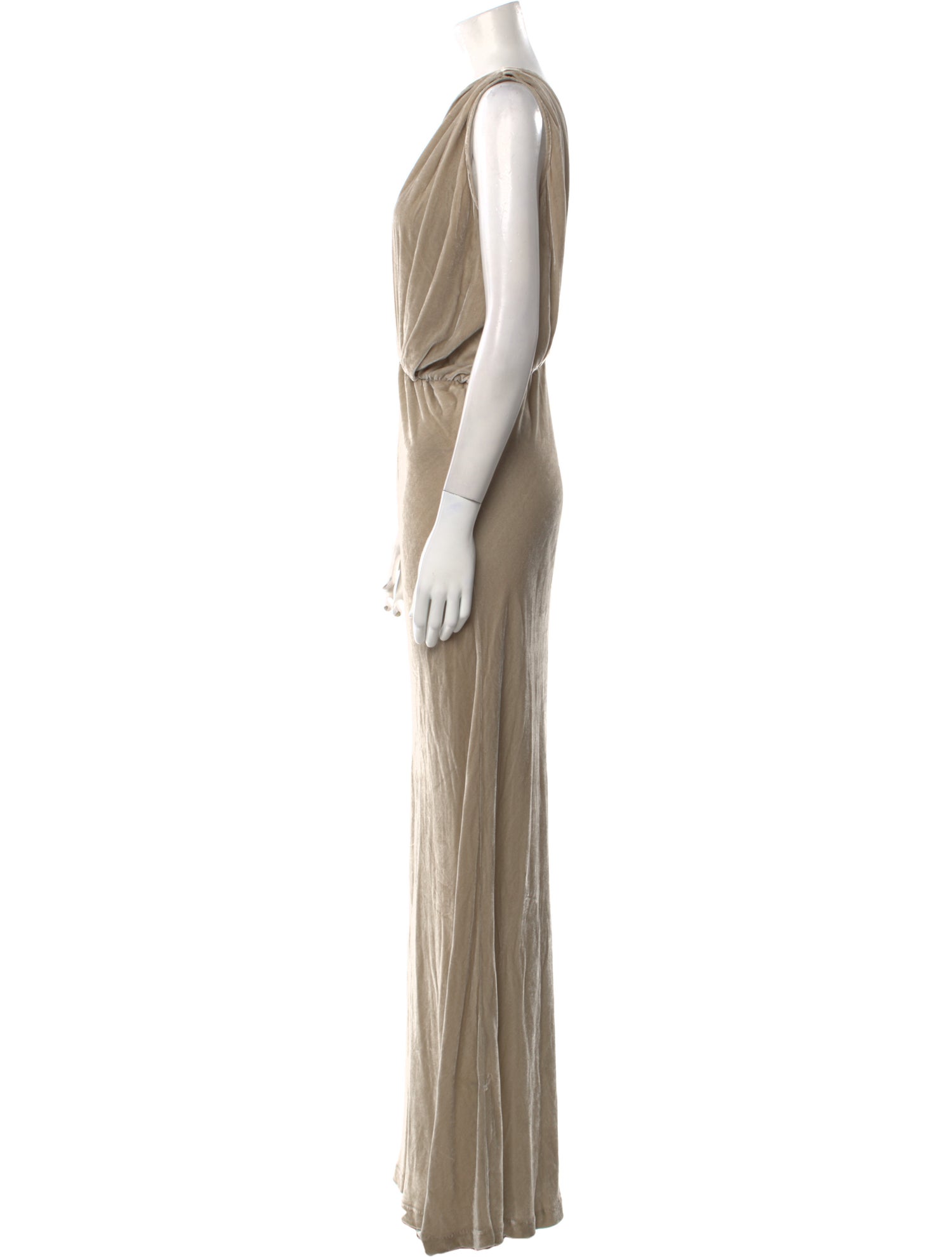 Mes Demoiselles V-Neck Long Dress