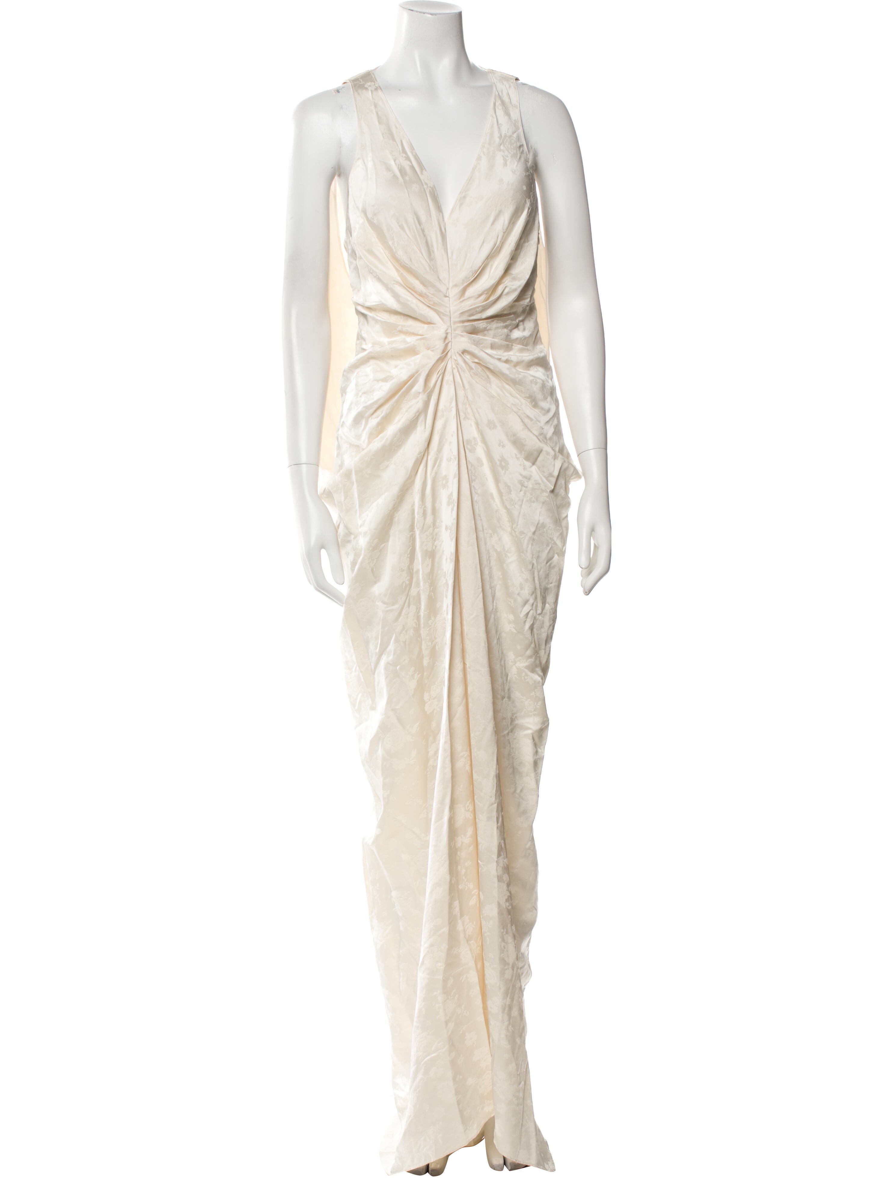 Mes Demoiselles V-Neck Long Dress w/ Tags