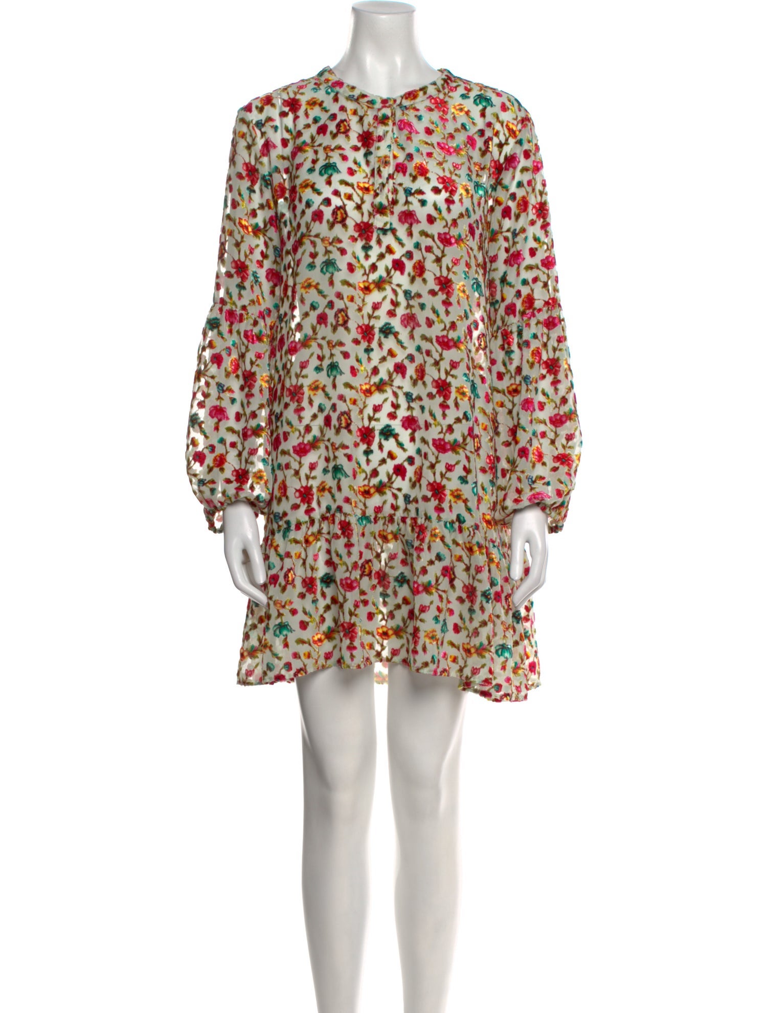 Mes Demoiselles Floral Print Mini Dress