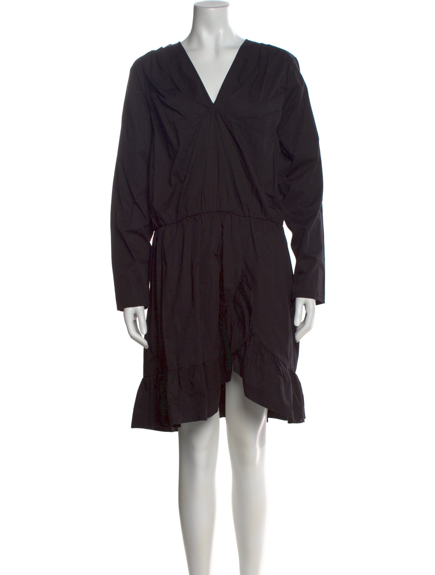 Mes Demoiselles V-Neck Knee-Length Dress