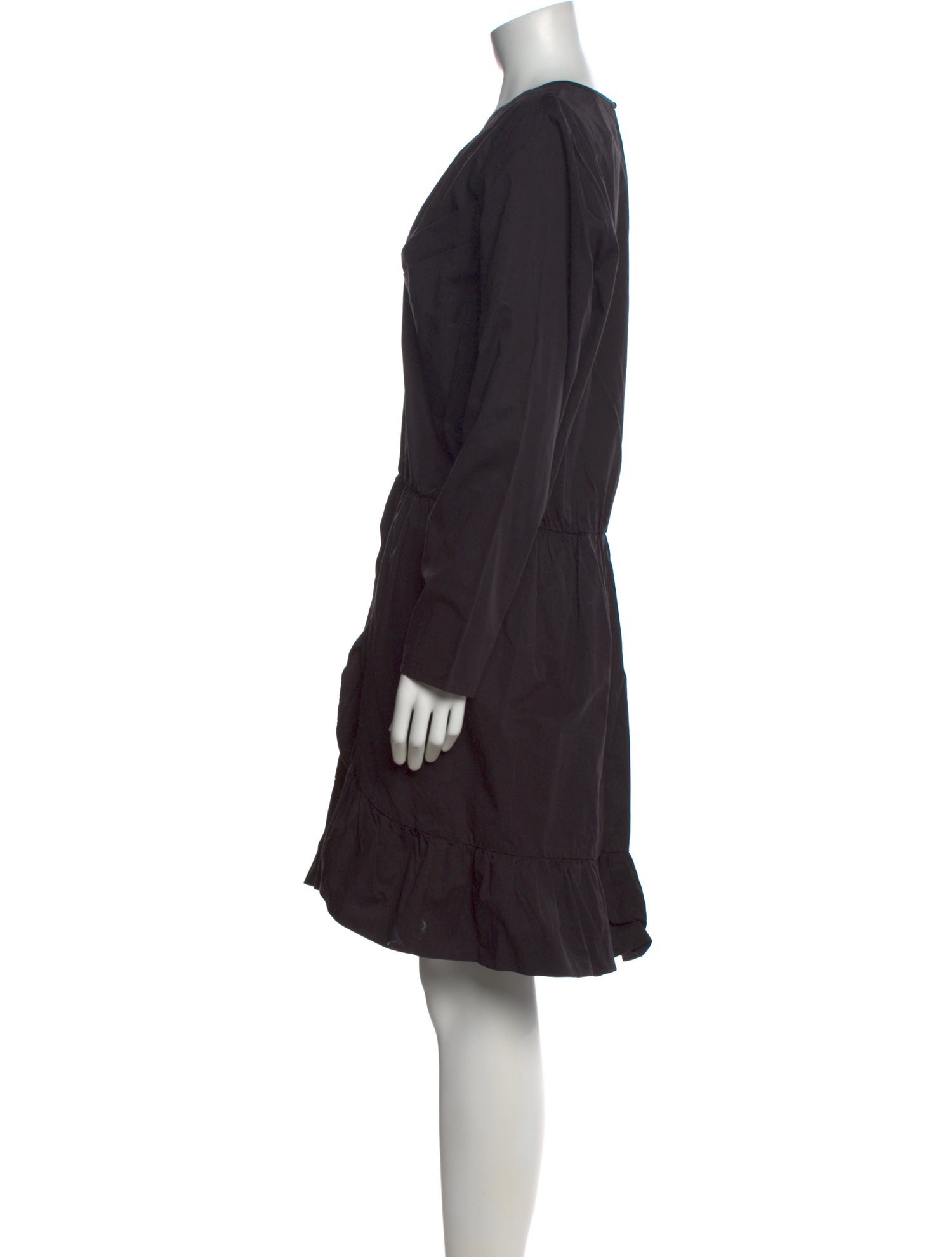 Mes Demoiselles V-Neck Knee-Length Dress