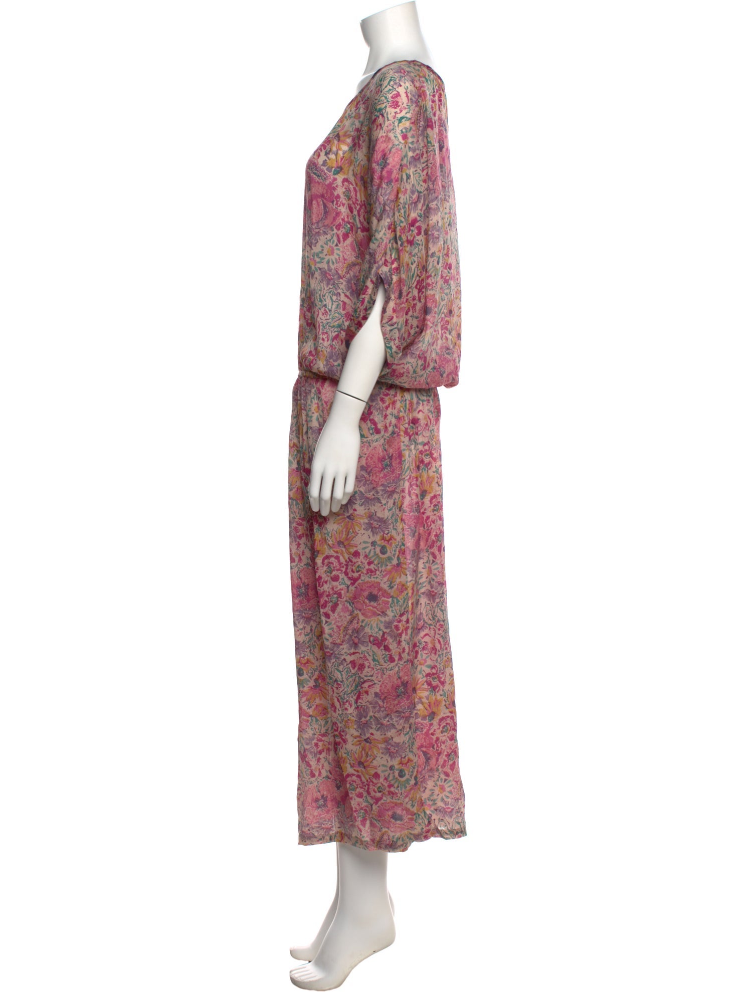 Mes Demoiselles Silk Long Dress