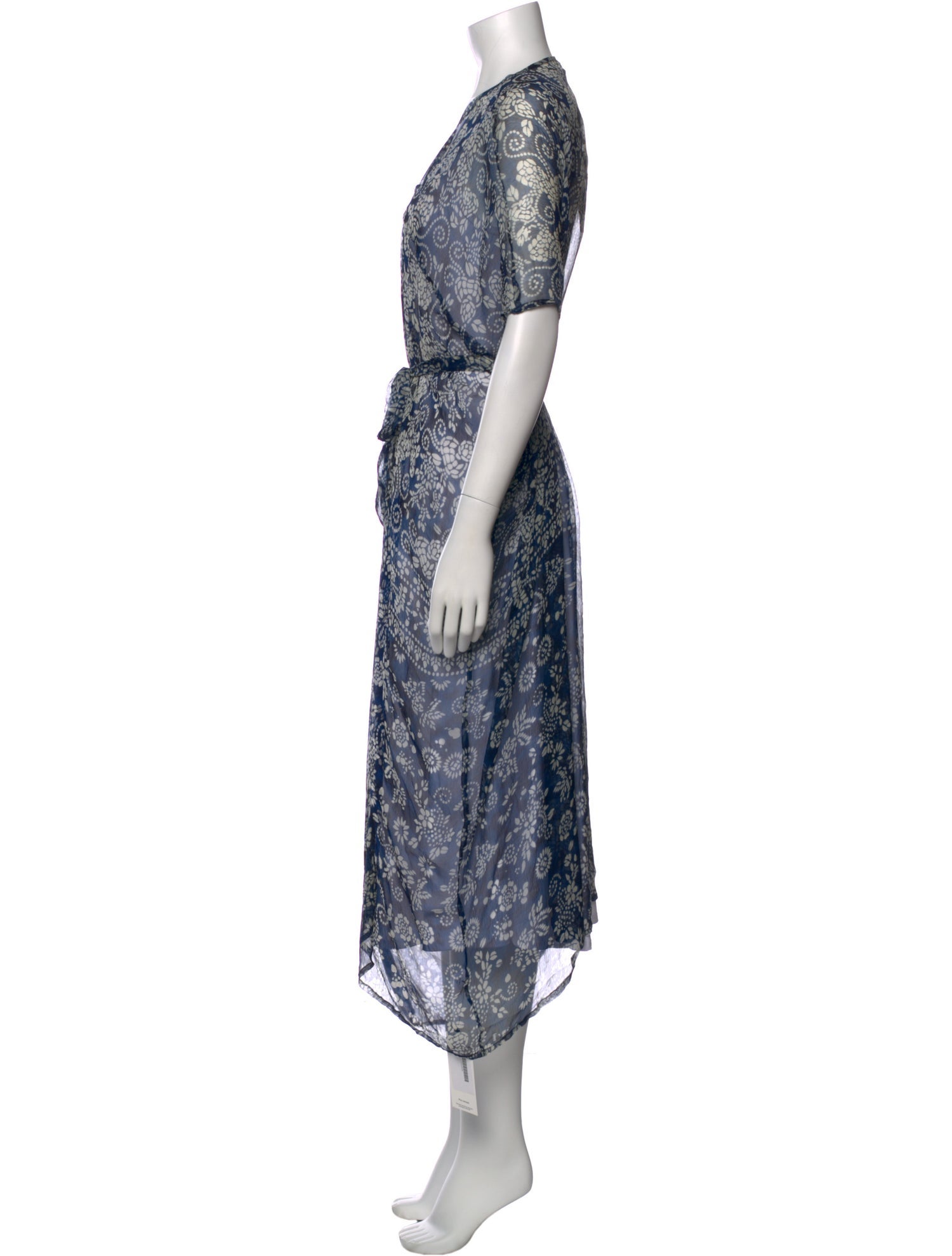 Mes Demoiselles Floral Print V-Neck Sweater w/ Tags