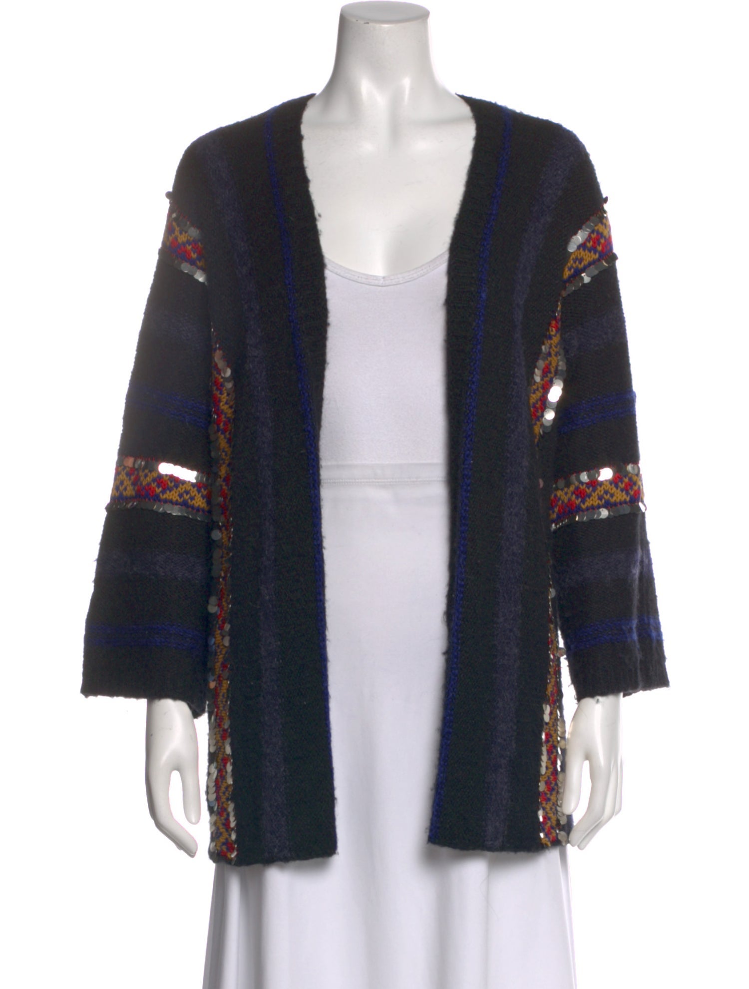 Mes Demoiselles Wool Striped Sweater