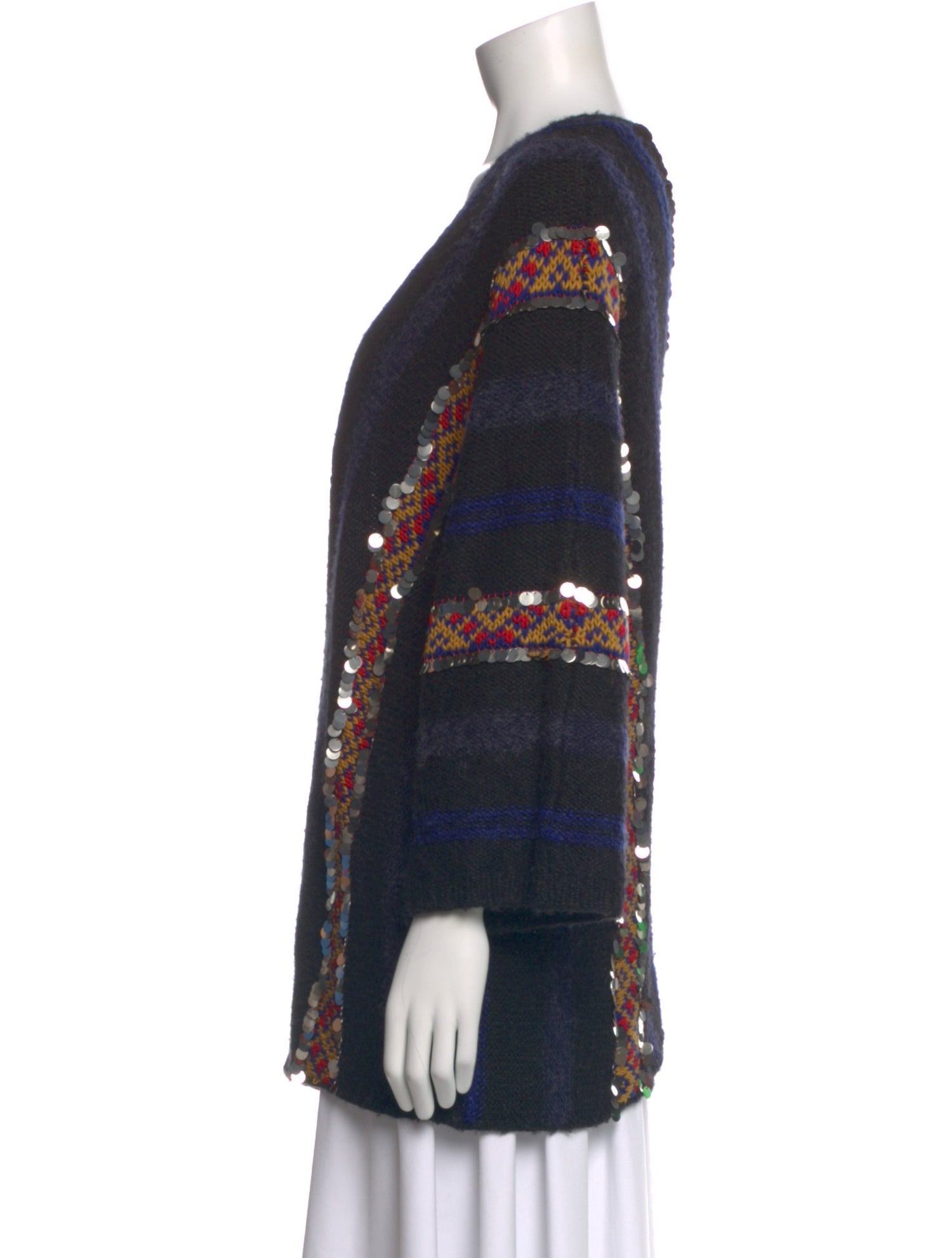 Mes Demoiselles Wool Striped Sweater