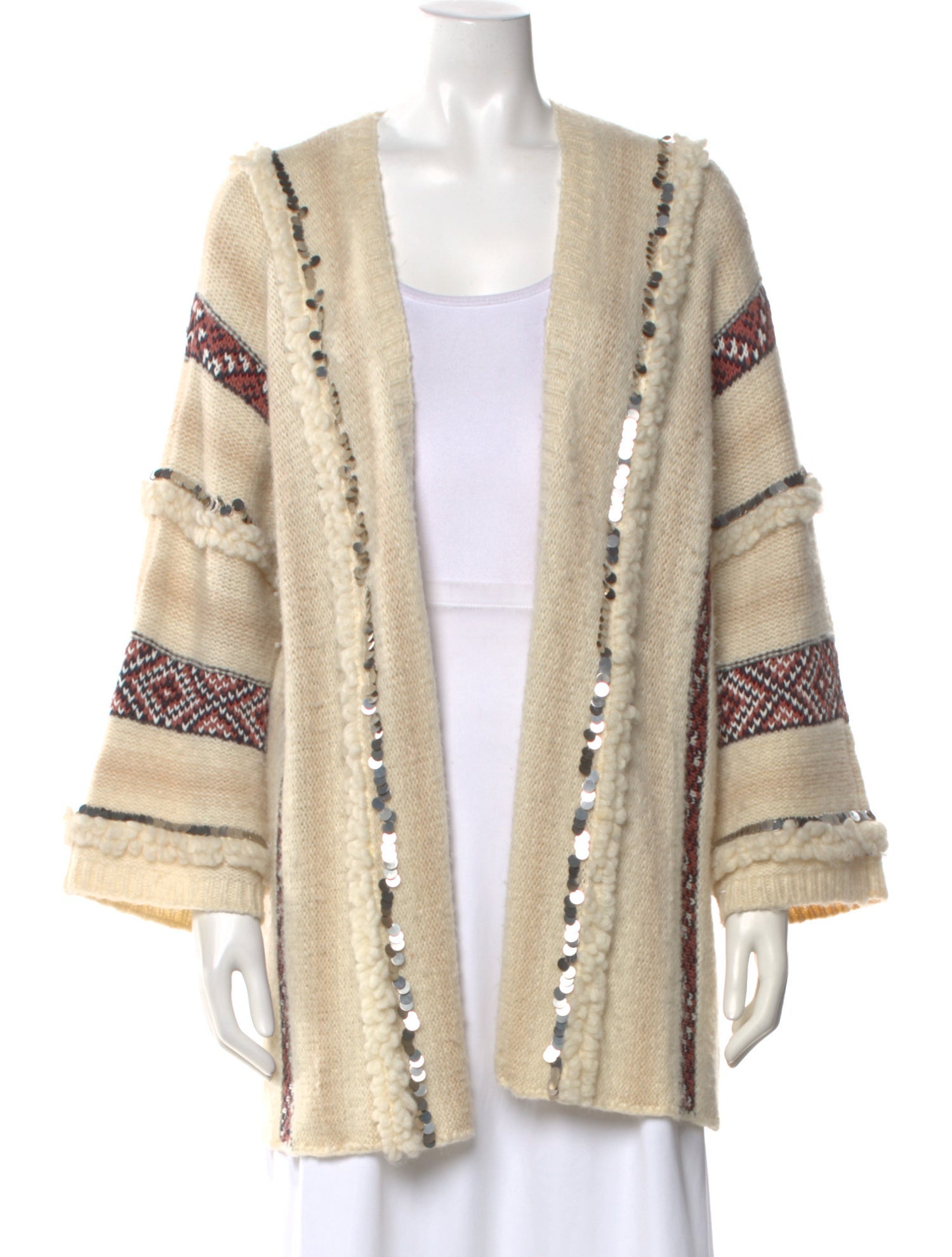 Mes Demoiselles Wool Striped Sweater