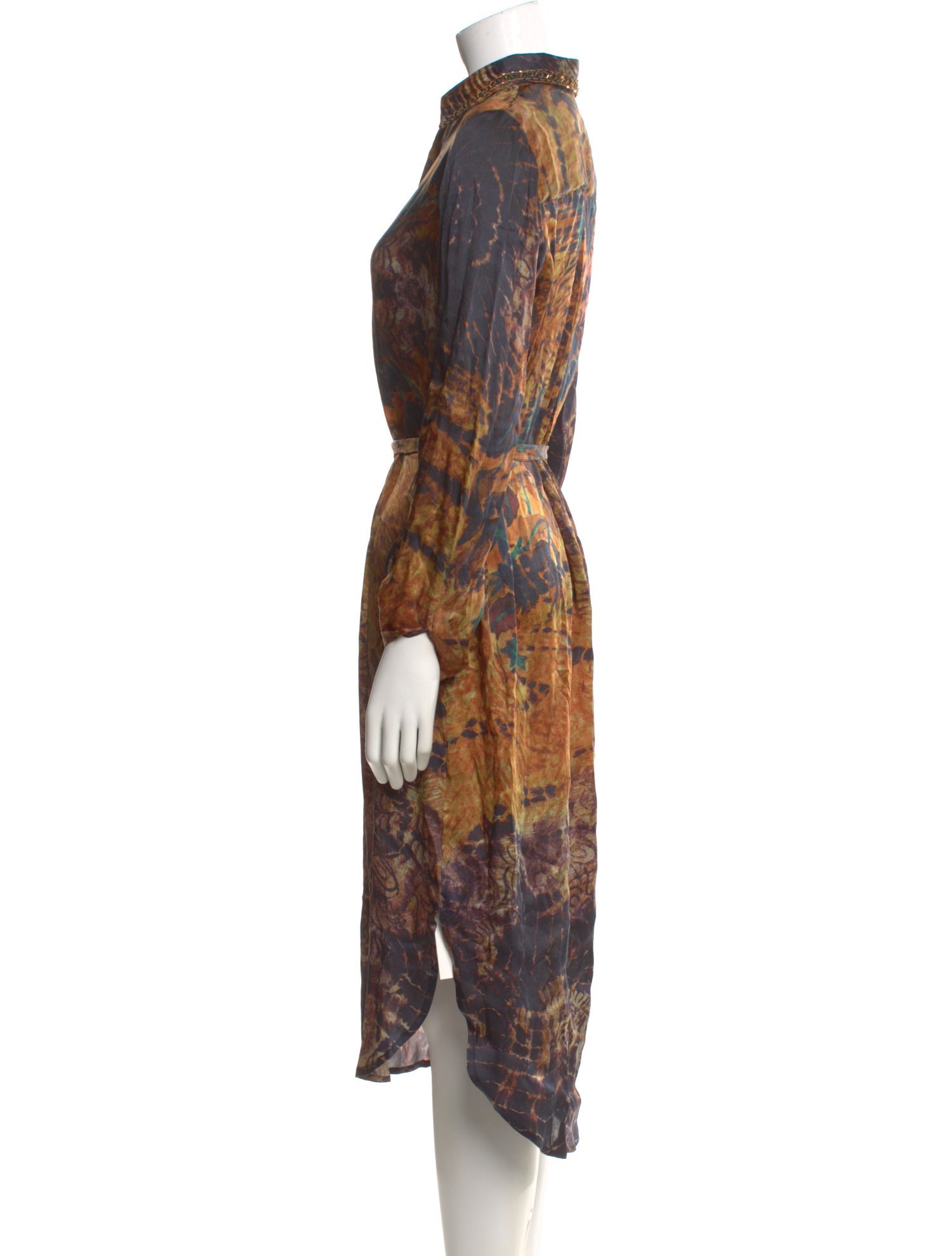 Mes Demoiselles Paisley Print Midi Length Dress