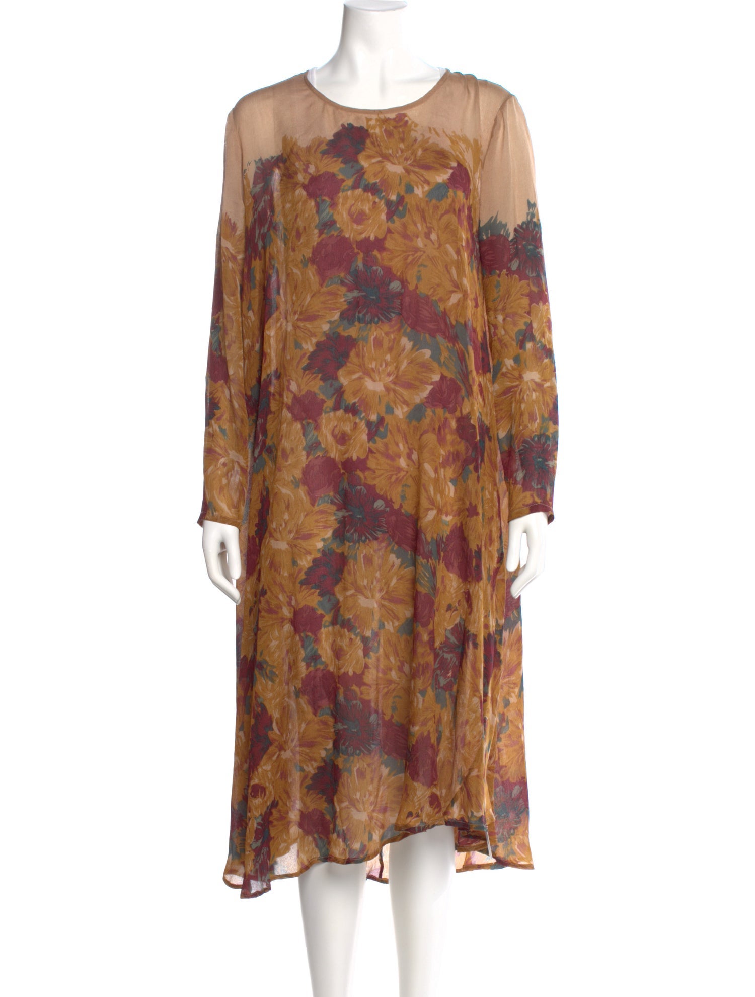 Mes Demoiselles Silk Long Dress