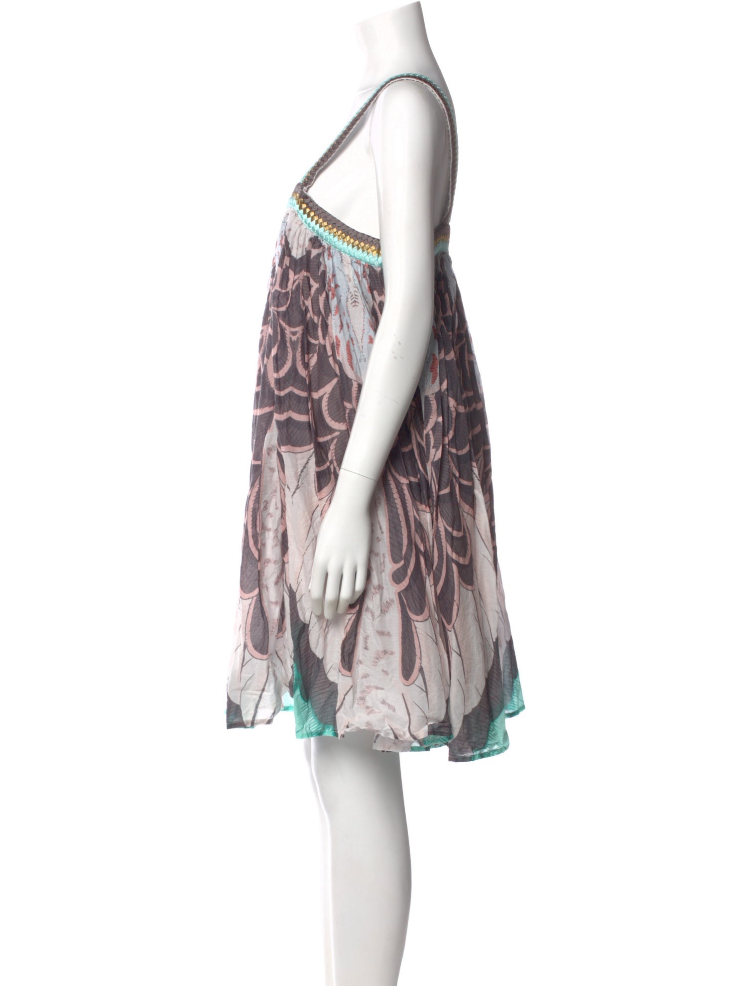 Mes Demoiselles Animal Print Mini Dress