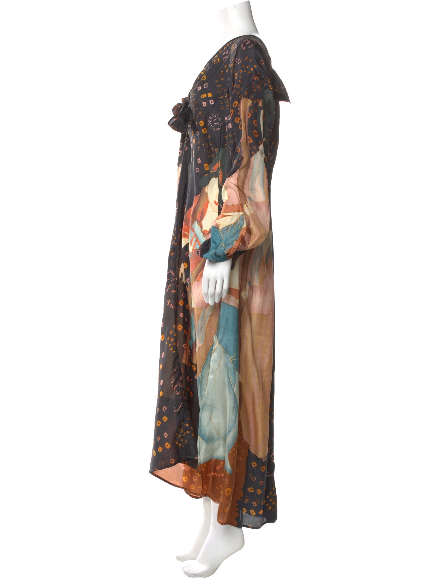 Mes Demoiselles Silk Long Dress w/ Tags