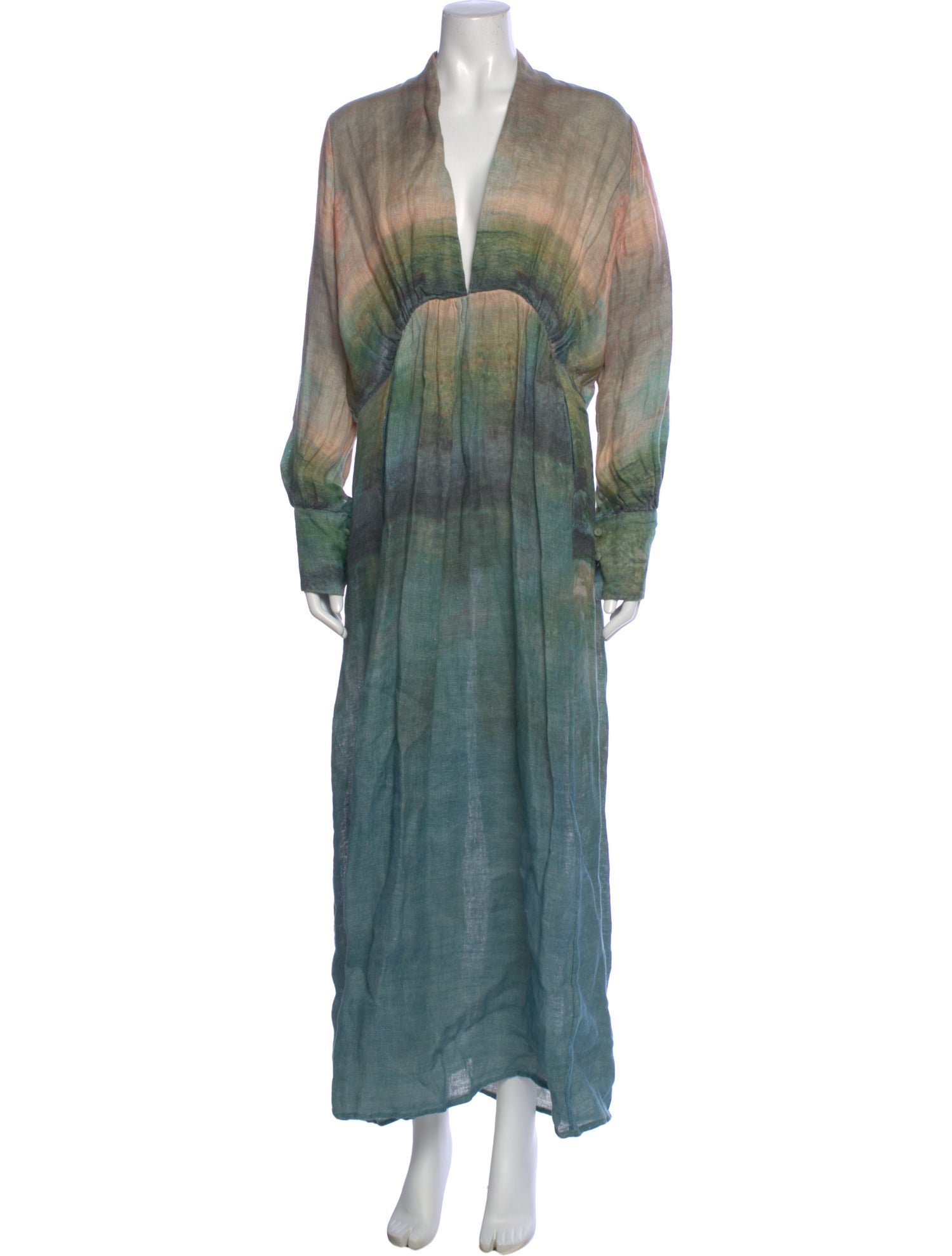 Mes Demoiselles Linen Long Dress