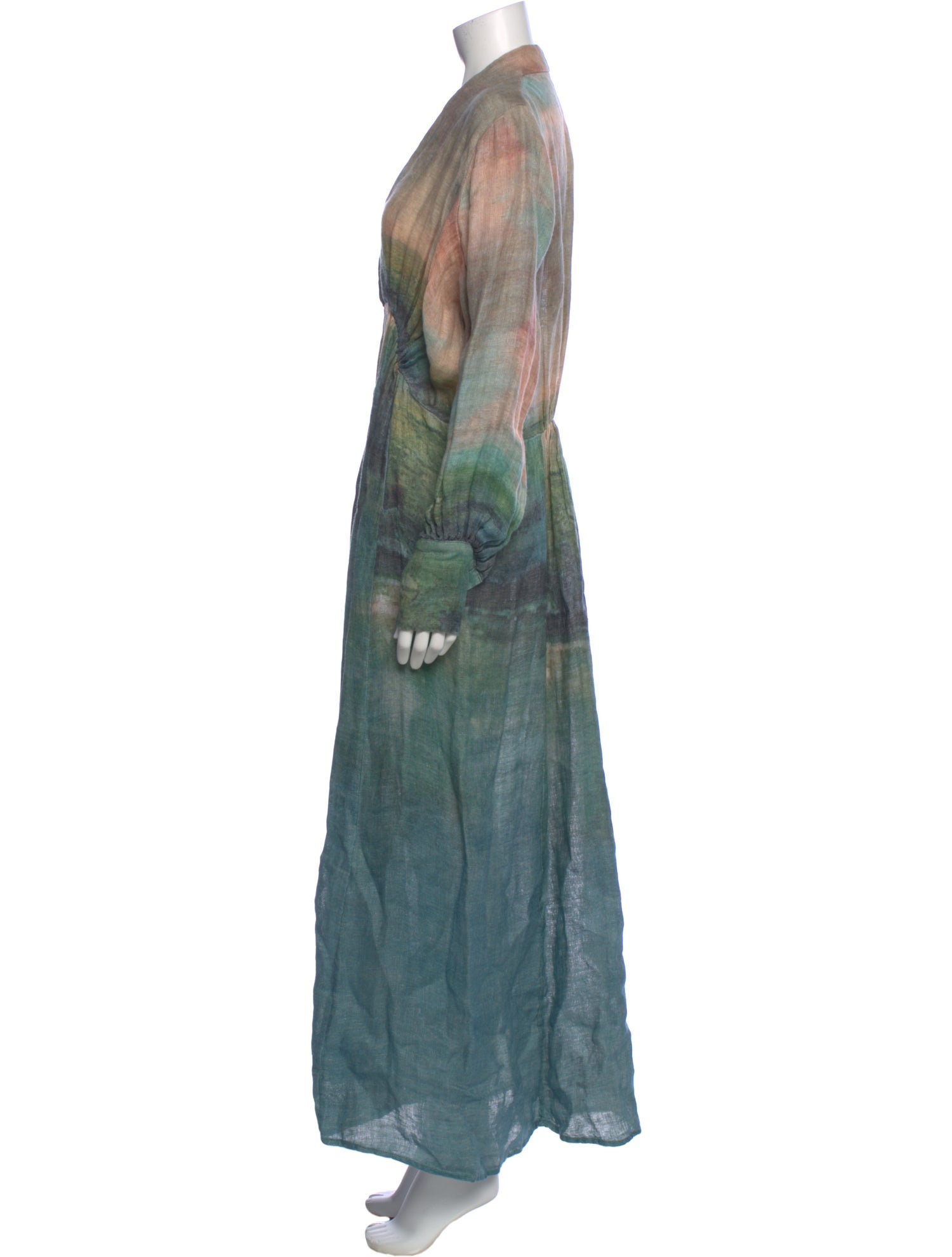 Mes Demoiselles Linen Long Dress