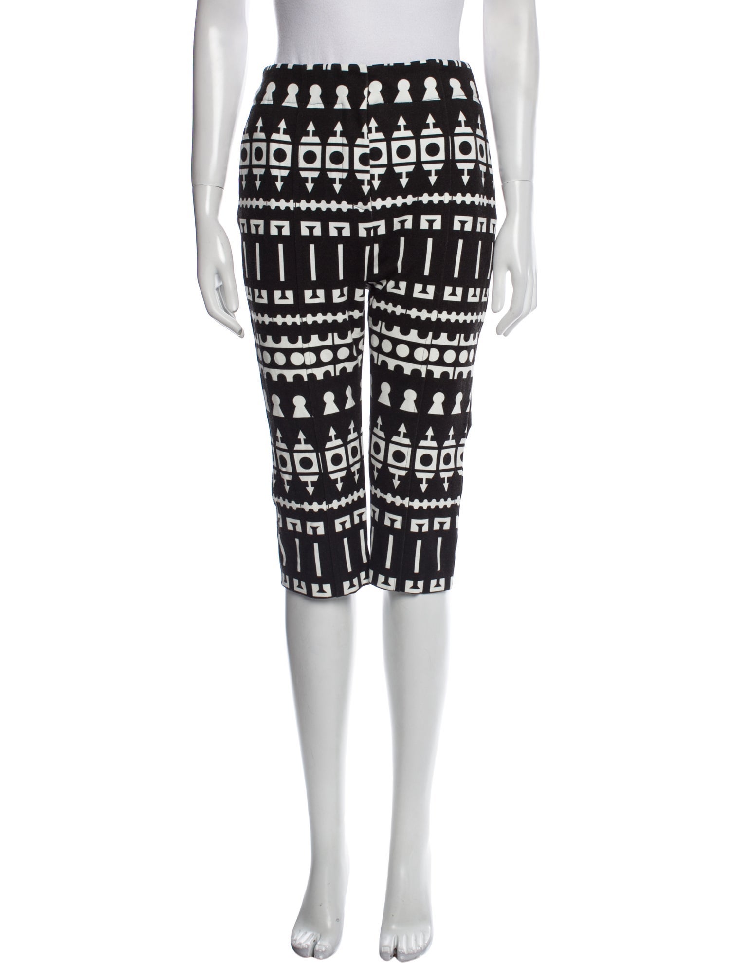 Atto Printed Straight Leg Pants