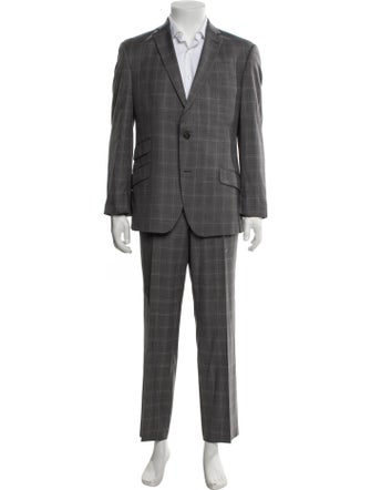 Ted Baker Plaid Print Two-Piece Blazer