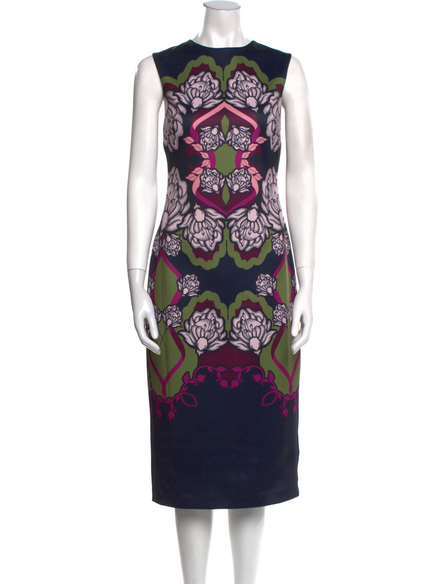 Ted Baker Printed Midi Length Dress