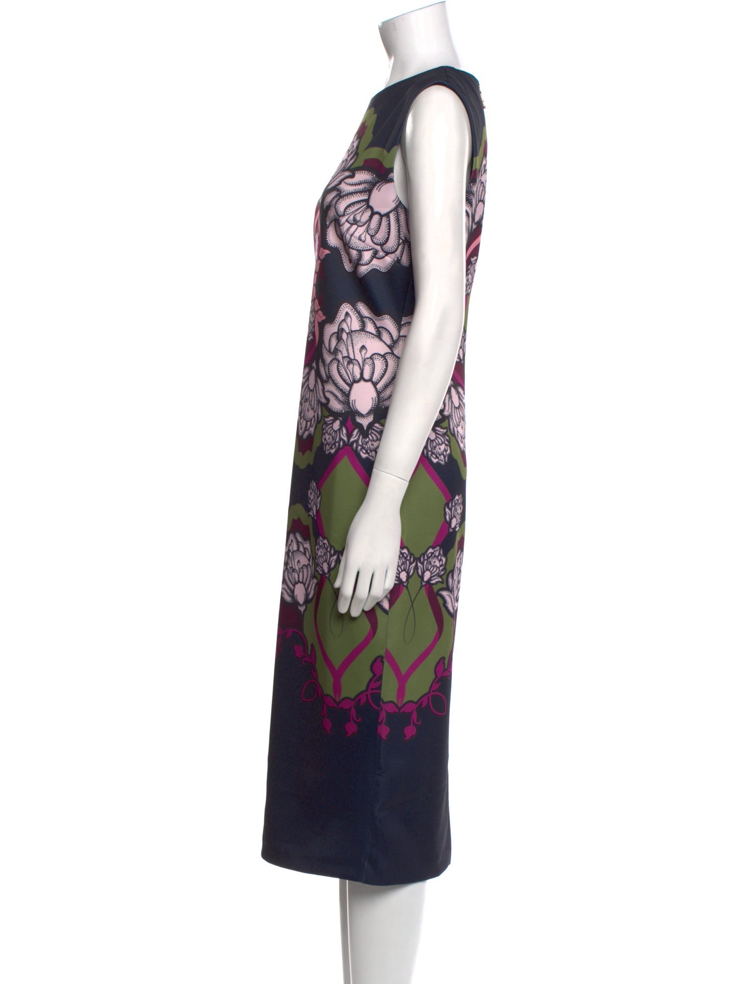 Ted Baker Printed Midi Length Dress