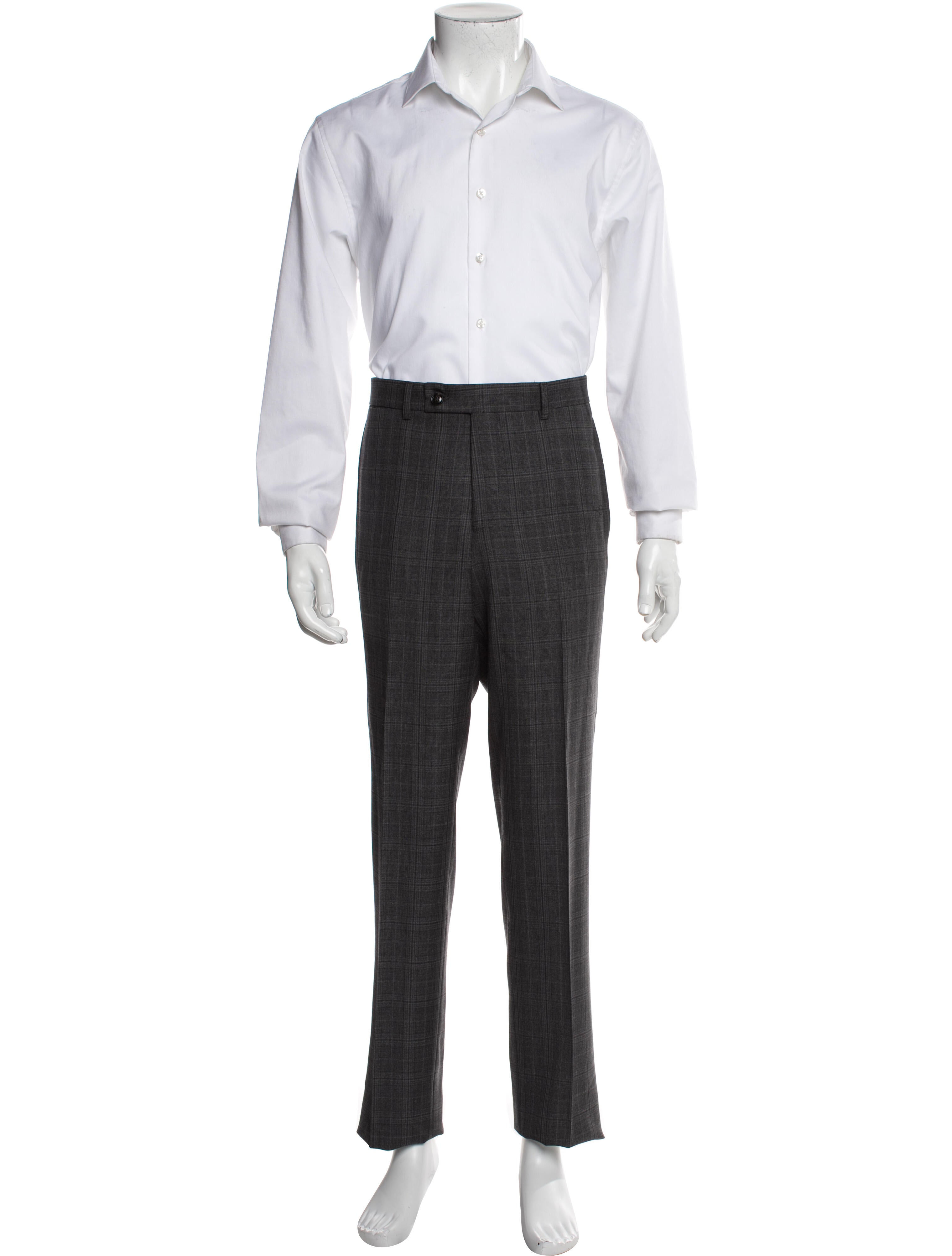 Ted Baker Wool Plaid Print Two-Piece Suit