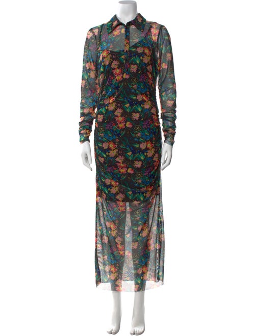 Ted Baker Floral Print Long Dress