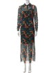 Ted Baker Floral Print Long Dress