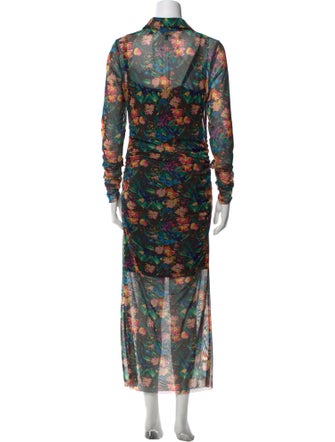 Ted Baker Floral Print Long Dress