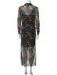Ted Baker Floral Print Long Dress