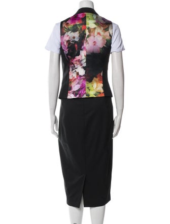 Ted Baker Wool Keyhole Accent Skirt Suit