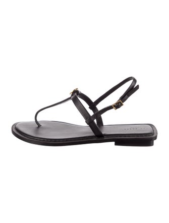 Ted Baker Leather T-Strap Sandals