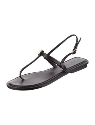 Ted Baker Leather T-Strap Sandals