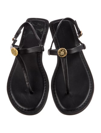Ted Baker Leather T-Strap Sandals