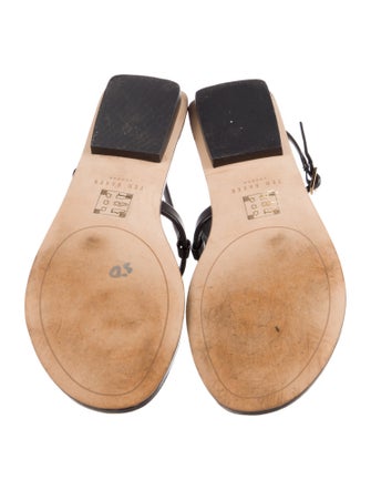 Ted Baker Leather T-Strap Sandals