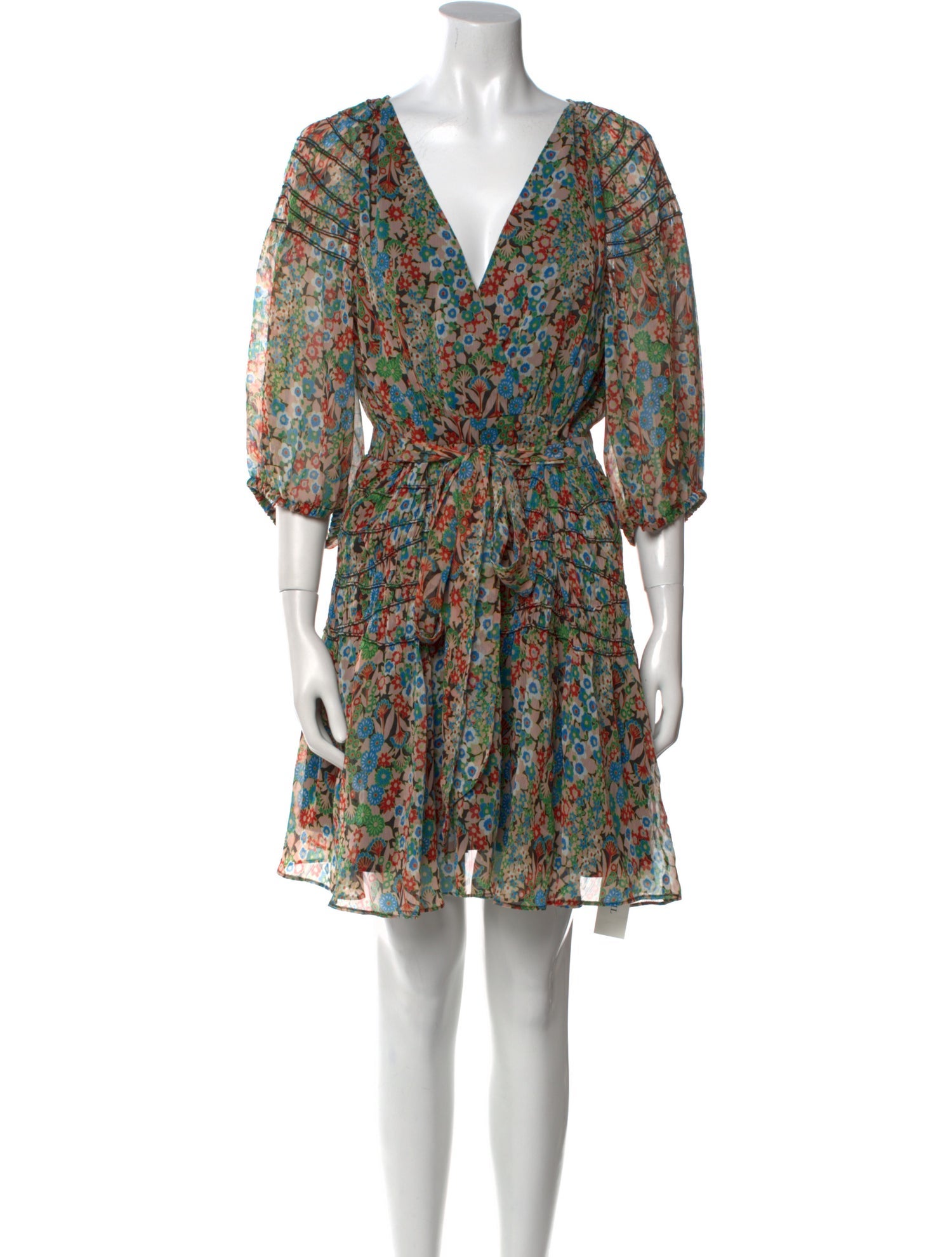 Ted Baker Floral Print Mini Dress