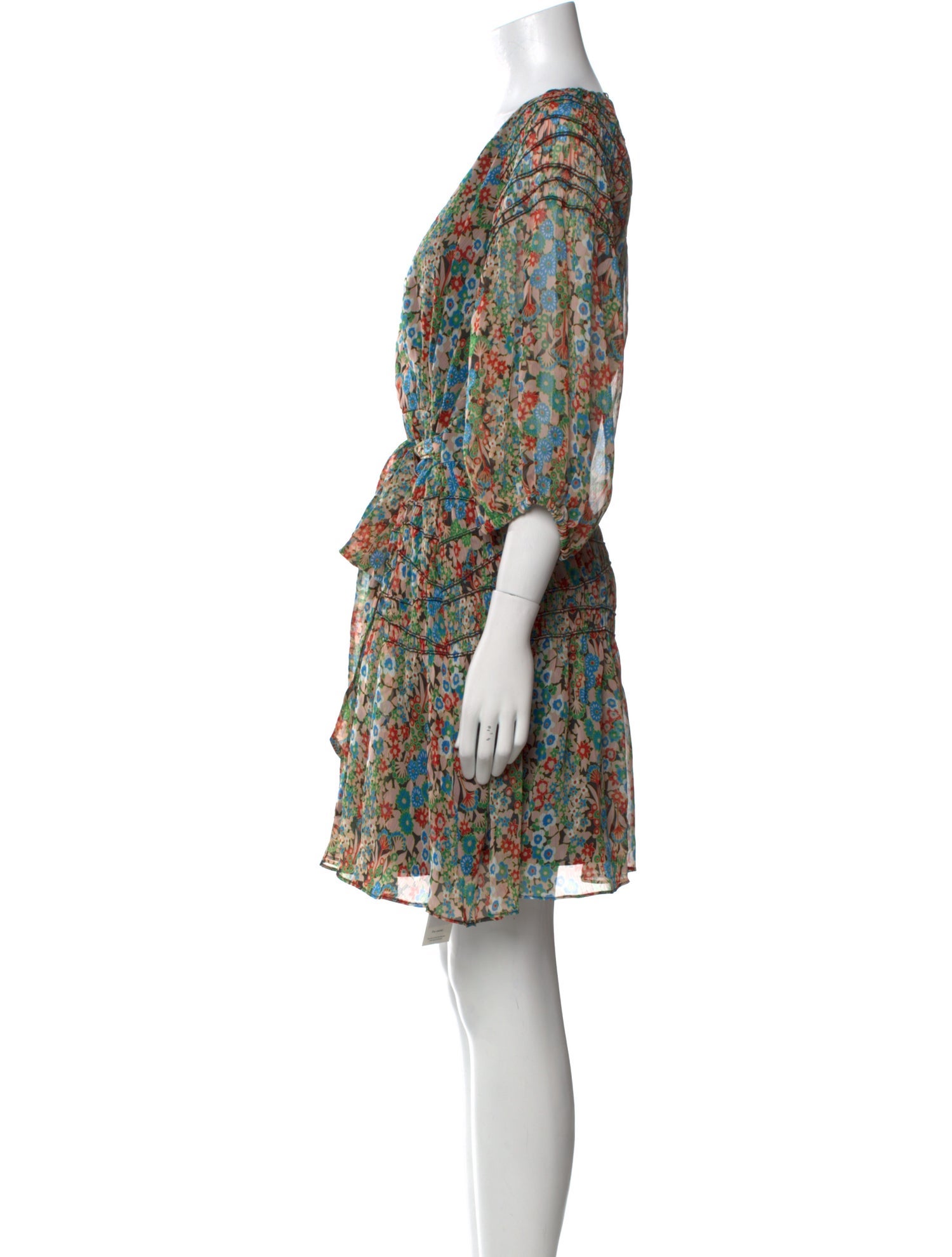 Ted Baker Floral Print Mini Dress