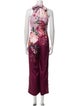 Ted Baker Floral Print Mock Neck Jumpsuit