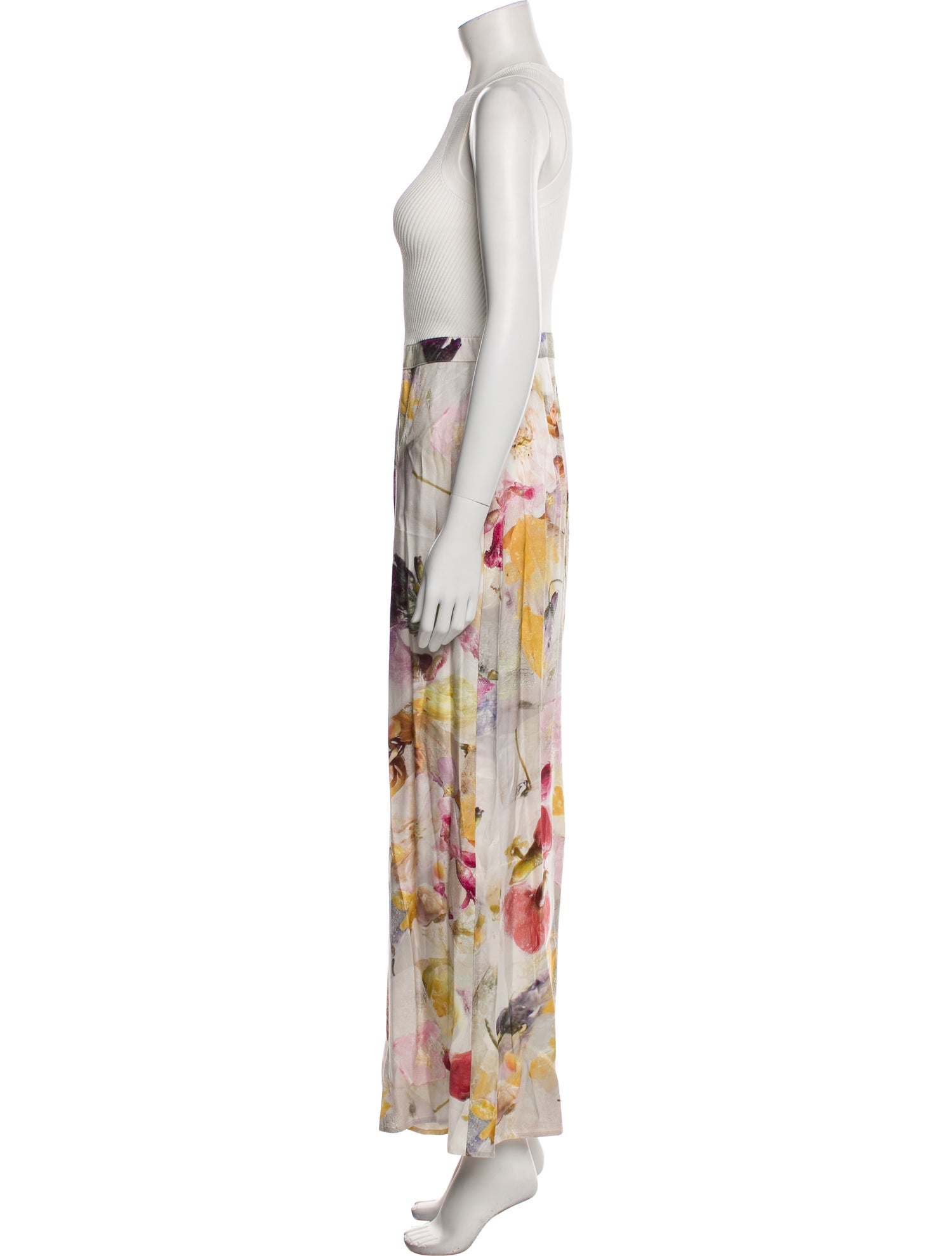 Ted Baker Floral Print Strapless Jumpsuit