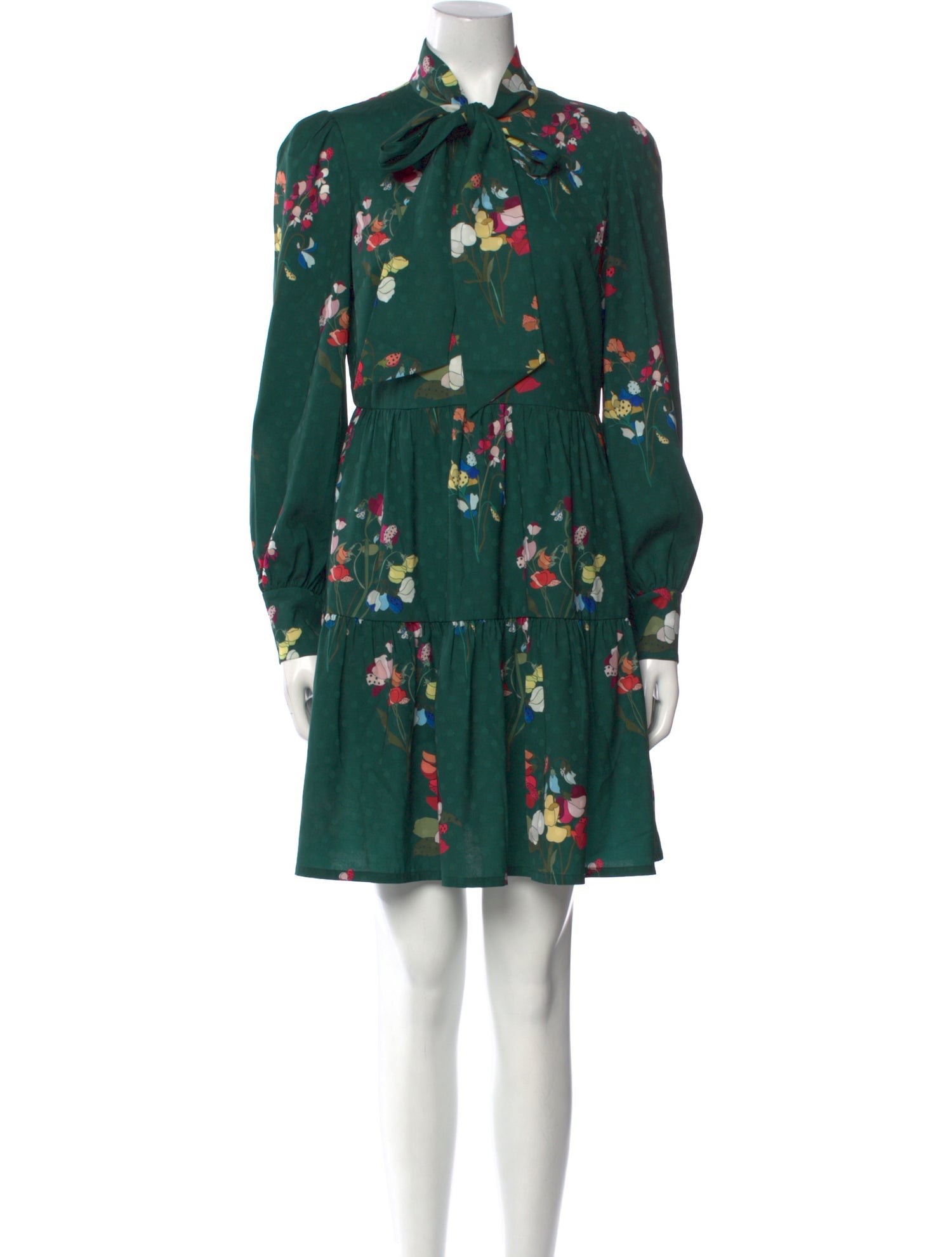 Ted Baker Floral Print Knee-Length Dress