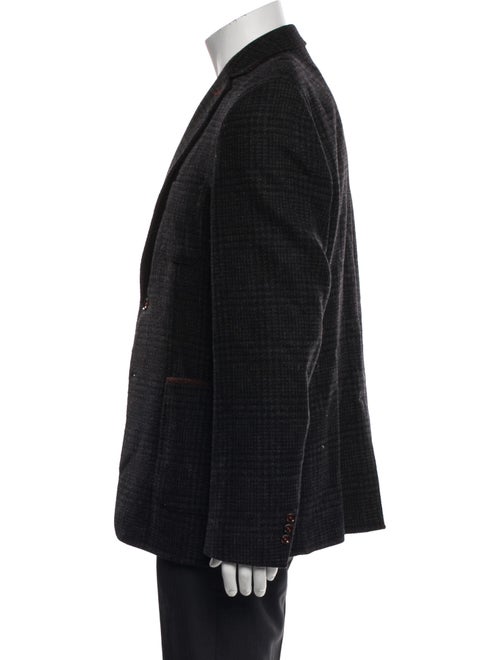 Ted Baker Wool Tweed Pattern Peacoat